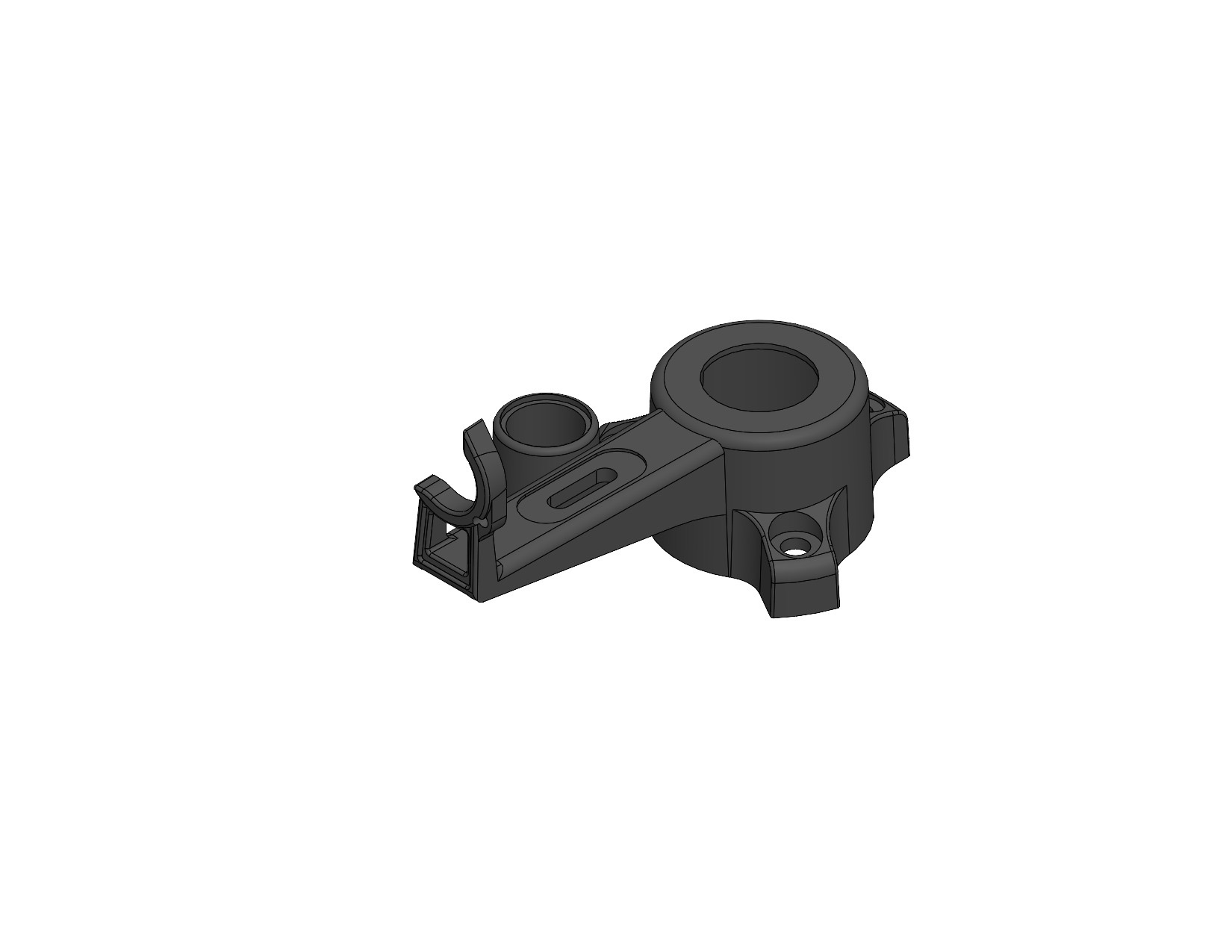 CAD render of the redesigned bias housing
