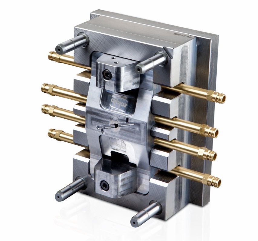 Machined steel phone holder mould tool